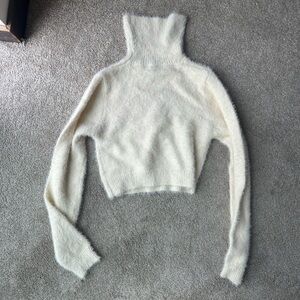 Cream cropped sweater